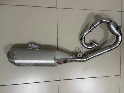 Выхлопная система HGS YZF 250 19-24 grey steel
