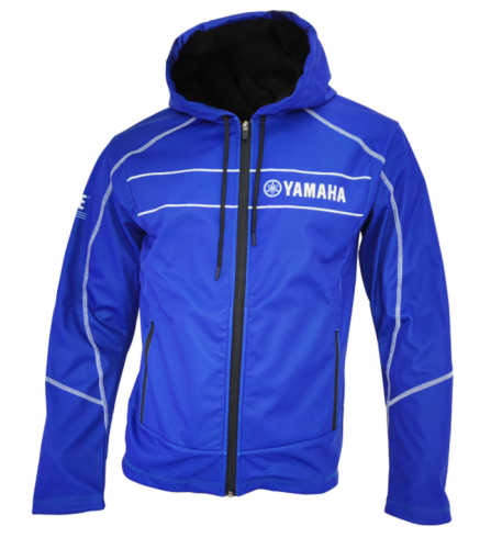 Куртка Racing с капюшоном, синяя, р.L