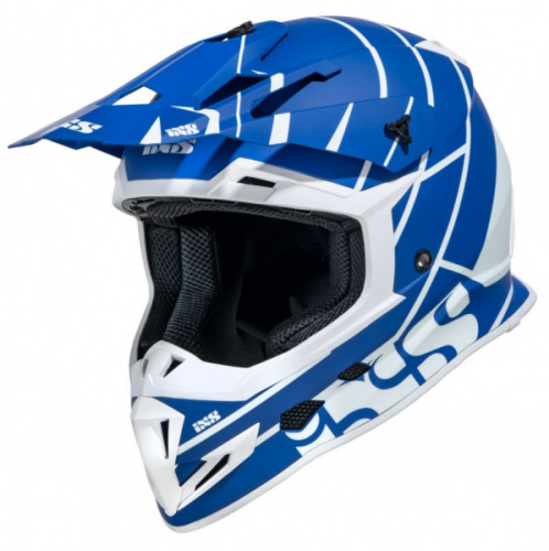 Шлем MOTOCROSS HELMET IXS361 (blue/white)