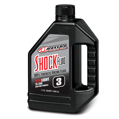 Масло вилочное Maxima "Synthetic" Racing Shock Fluid, 3wt. (синтетическое спортивное для аморта) 1л