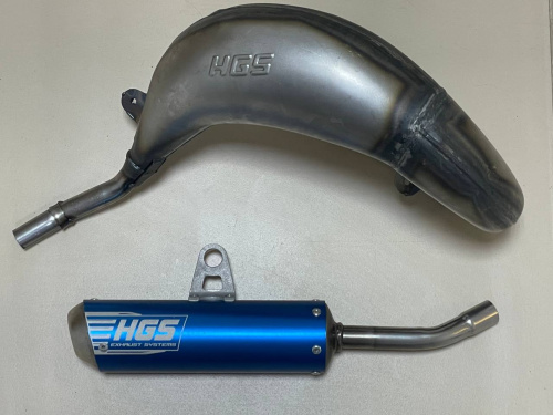 HGS Глушитель  KTM SX85 25 GREY/STEEL