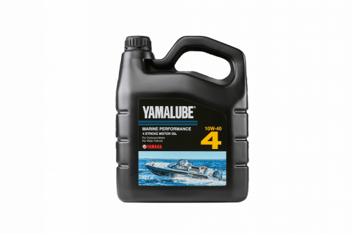 Yamalube 4 SAE 10W-40 API SJ Marine Mineral Oil (4 л),  для 4-тактных двигателей ПЛМ