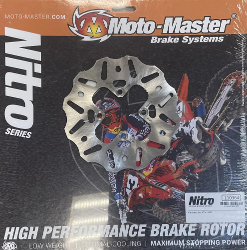 Задний тормозной диск Moto-Master KTM SX65 2001-22, GASGAS MC 65 2021-2022, Nitro