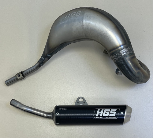 Выхлопная система HGS YZ 85 19-25 black steel
