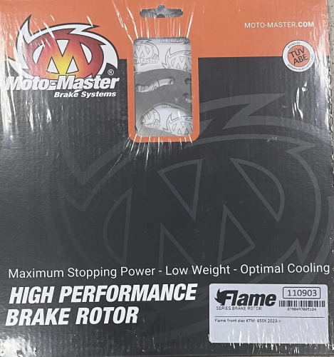 Тормозной диск передний MMT Flame KTM SX65 HVA TC65 GASGAS MC65 2023-24 - 198MM