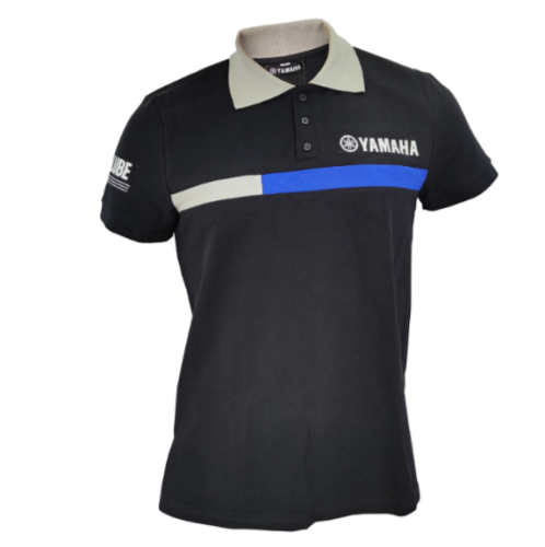 Поло черная Paddock, XL
