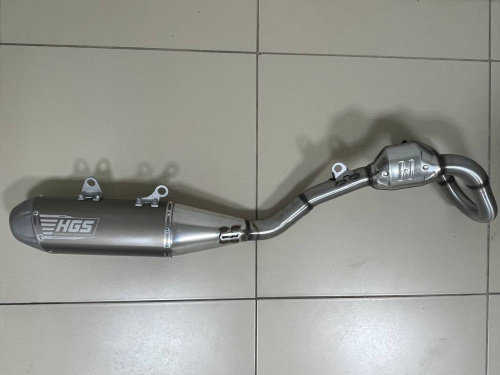 Выхлопная система HGS SX-F350 grey steel 23-25г