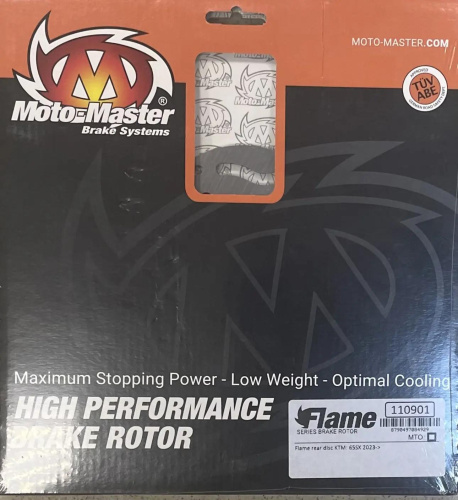 Тормозной диск задний MMT Flame KTM SX65 HVA TC65 GASGAS MC65 2023-24 180MM