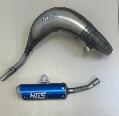 Выхлопная система HGS YZ 65 18-25 blue steel