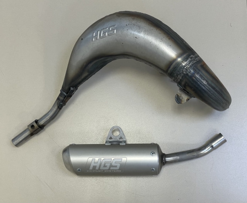 Выхлопная система HGS YZ 65 18-25 grey steel