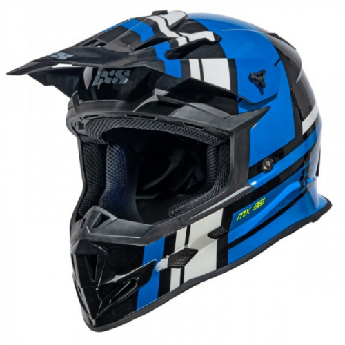 Шлем MOTOCROSS HELMET IXS361 (black/blue/grey)