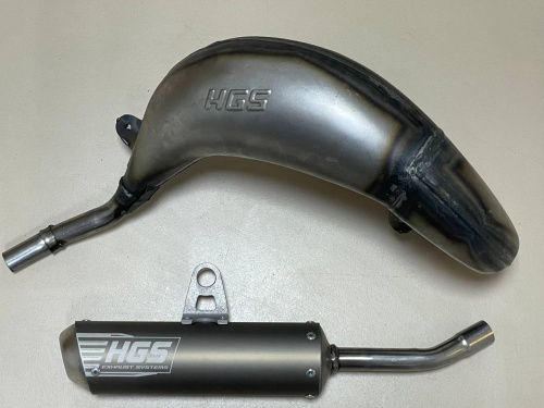 HGS Глушитель  KTM SX85 25 GREY/STEEL